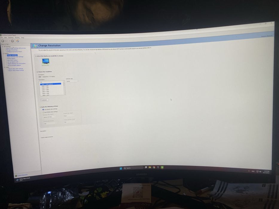Гейминг Извит Монитор Samsung Odyssey G5 VA, 32.0” 2560x1440 165 HZ