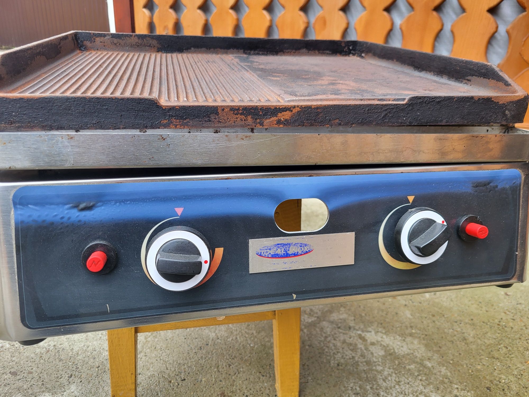 Grill Plita Gaz sau GPL 40x50
