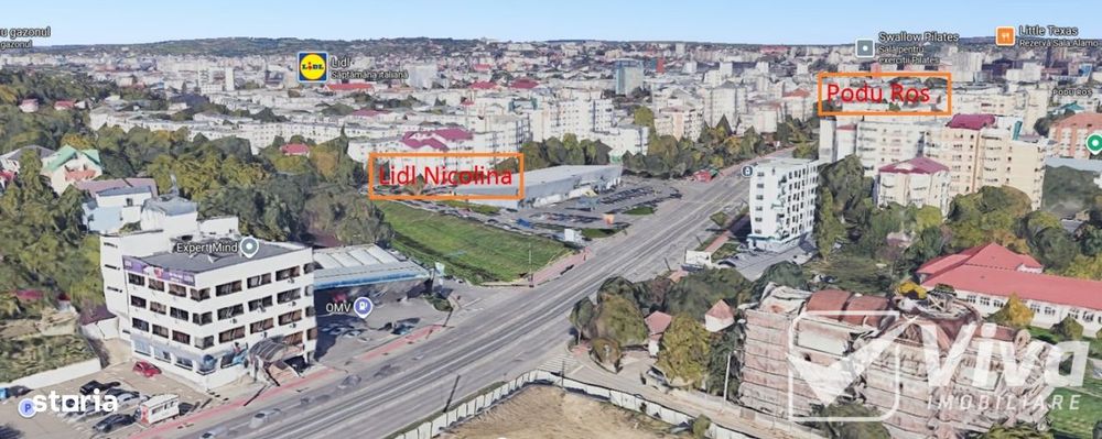 Nicolina Lidl-2 camere decomandate 58mp+loc de parcare. Etaj 5/8