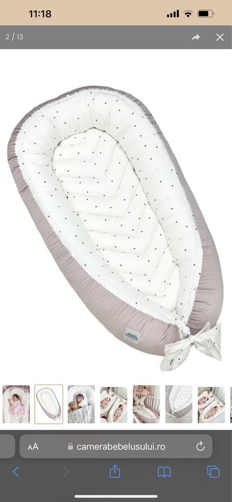 Babynest roz nou