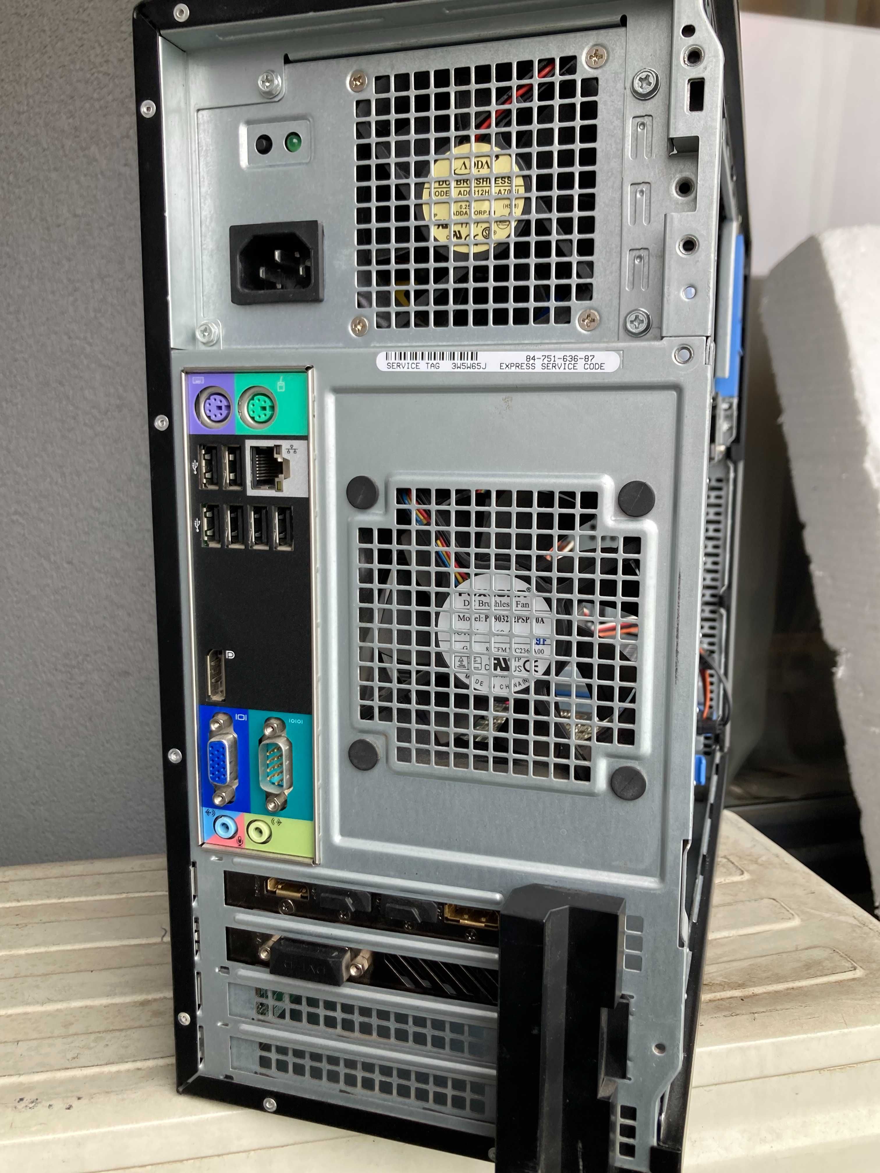 Геймърски Intel I5 2500,RX 570 4GB,16GB RAM,128 SSD+320 HDD