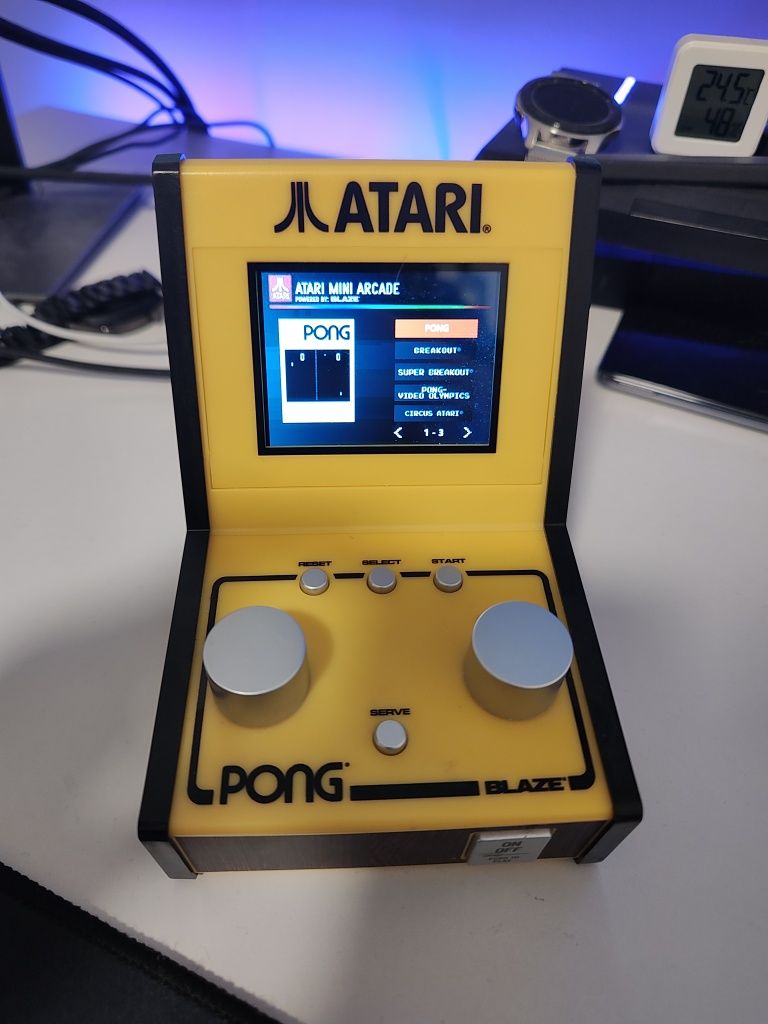 Consola Atari Blaze Pong 12 jocuri