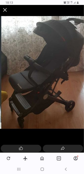 Carut 3 in 1 pliabil, sport