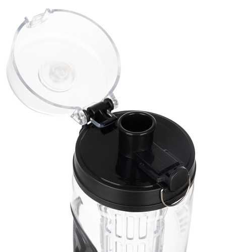 Спортна бутилка за вода с инфузер и с калъф 1 литър, BPA FREE, Trizand