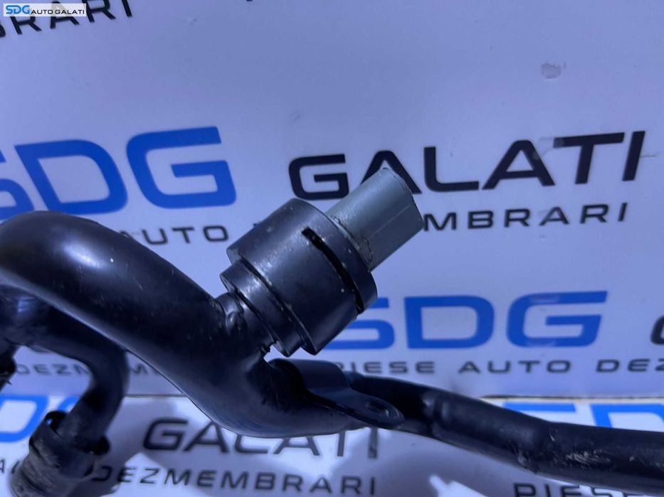 Teava Conducta Apa cu Senzor Temperatura Audi A6 C6 3.0 TDI BMK BNG ASB 2005 - 2011 Cod 059121065AH [S0095]