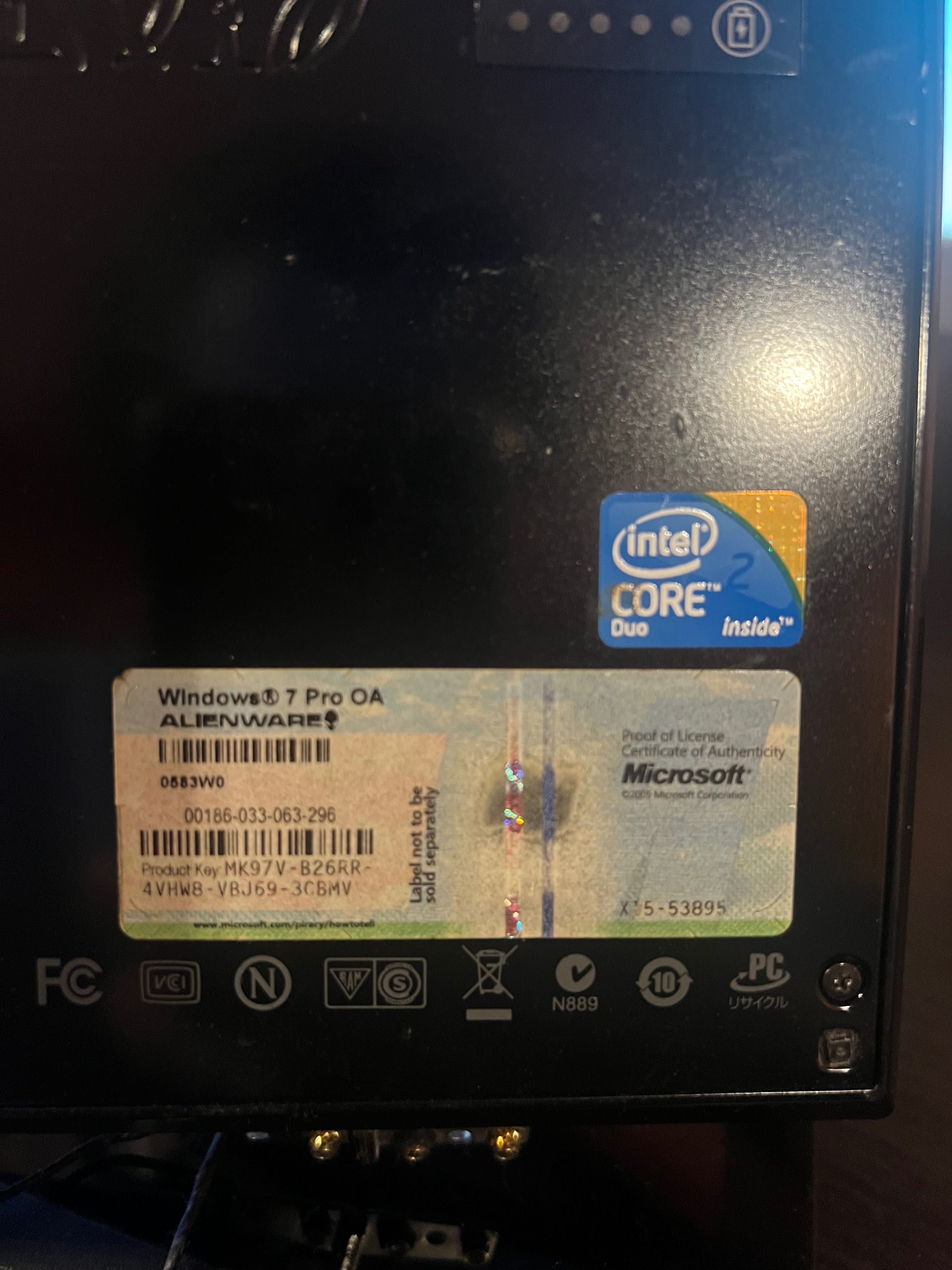Alienware XPS m11x Intel Core2Duo 1.3 GHz