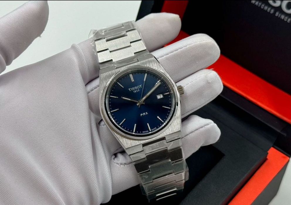 Часы tissot prx синие новые