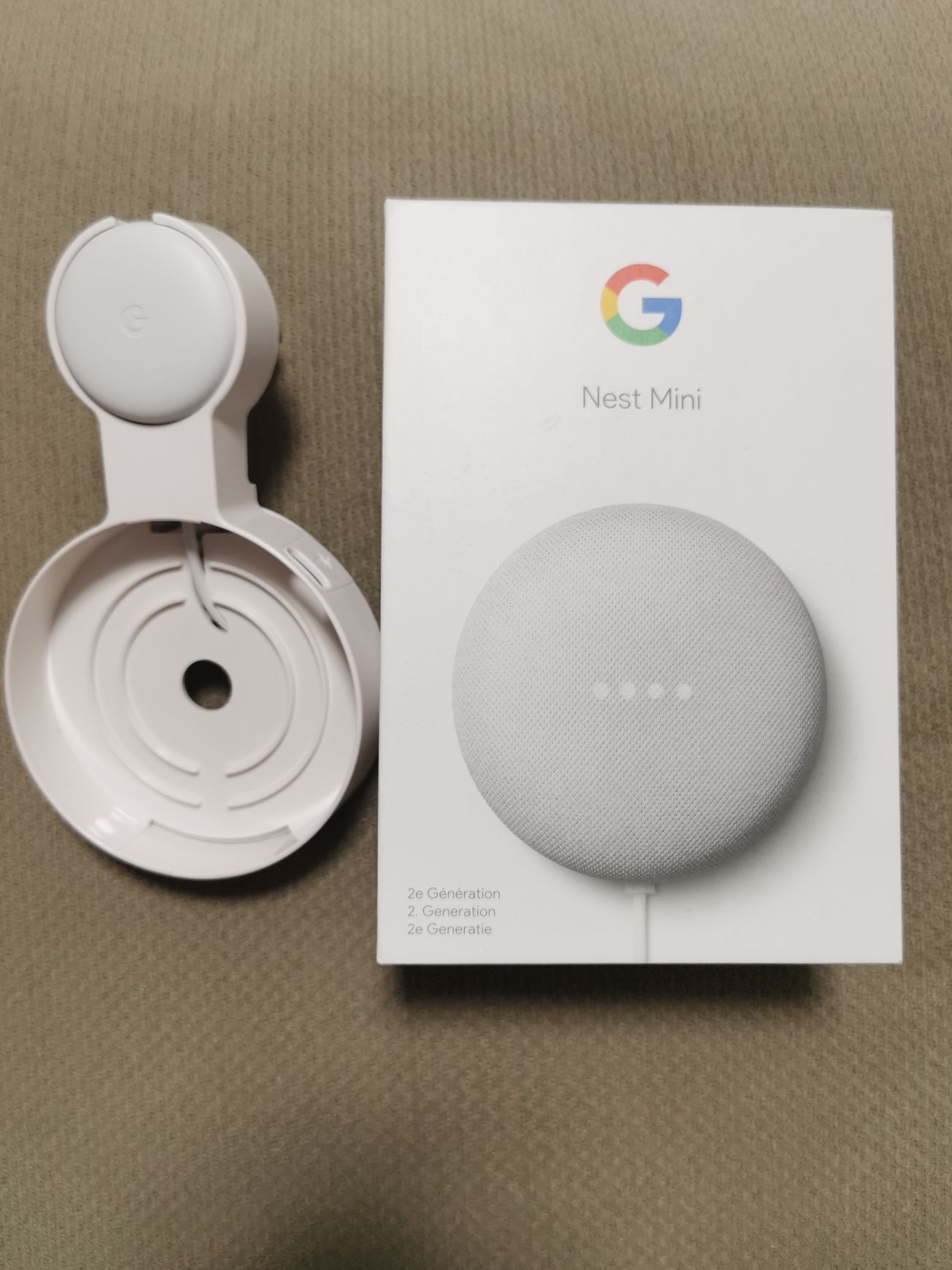 Google Nest Mini 2nd generation + suport