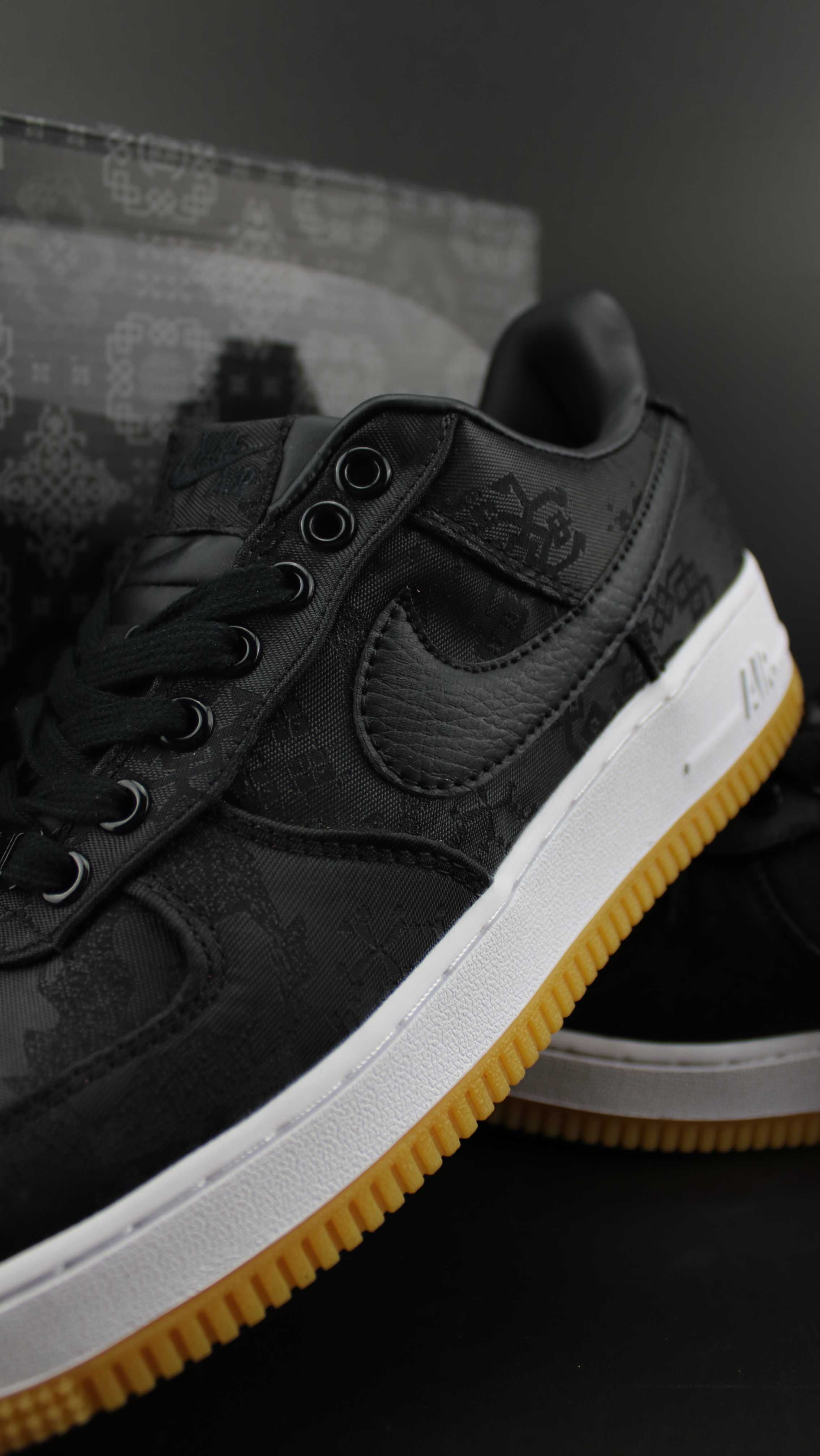 Nike Air Force 1 Low CLOT Black Silk + CADOU