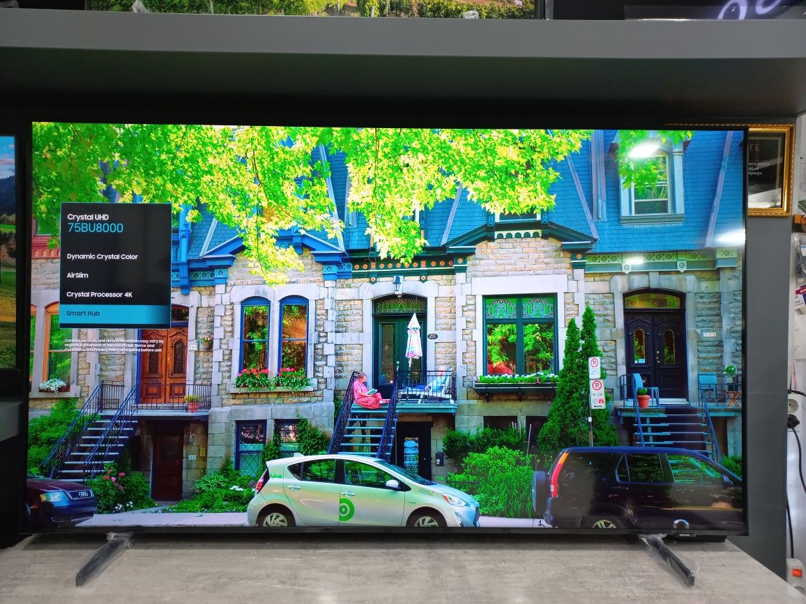 Телевизор Samsung UE-75BU8000 75" New (2022)  2 года гарантии