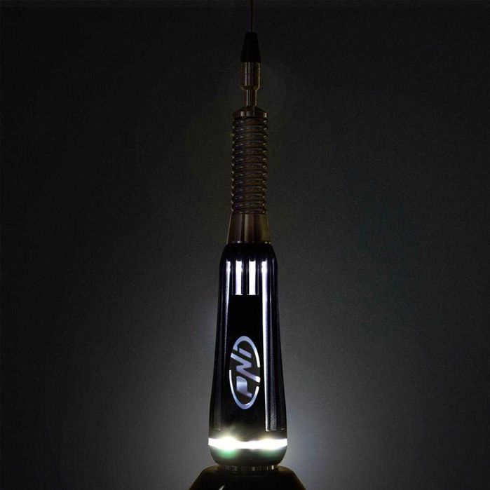 Antena Statie CB PNI LED 2000 90 cm baza magnetica 145mm Iluminare LED