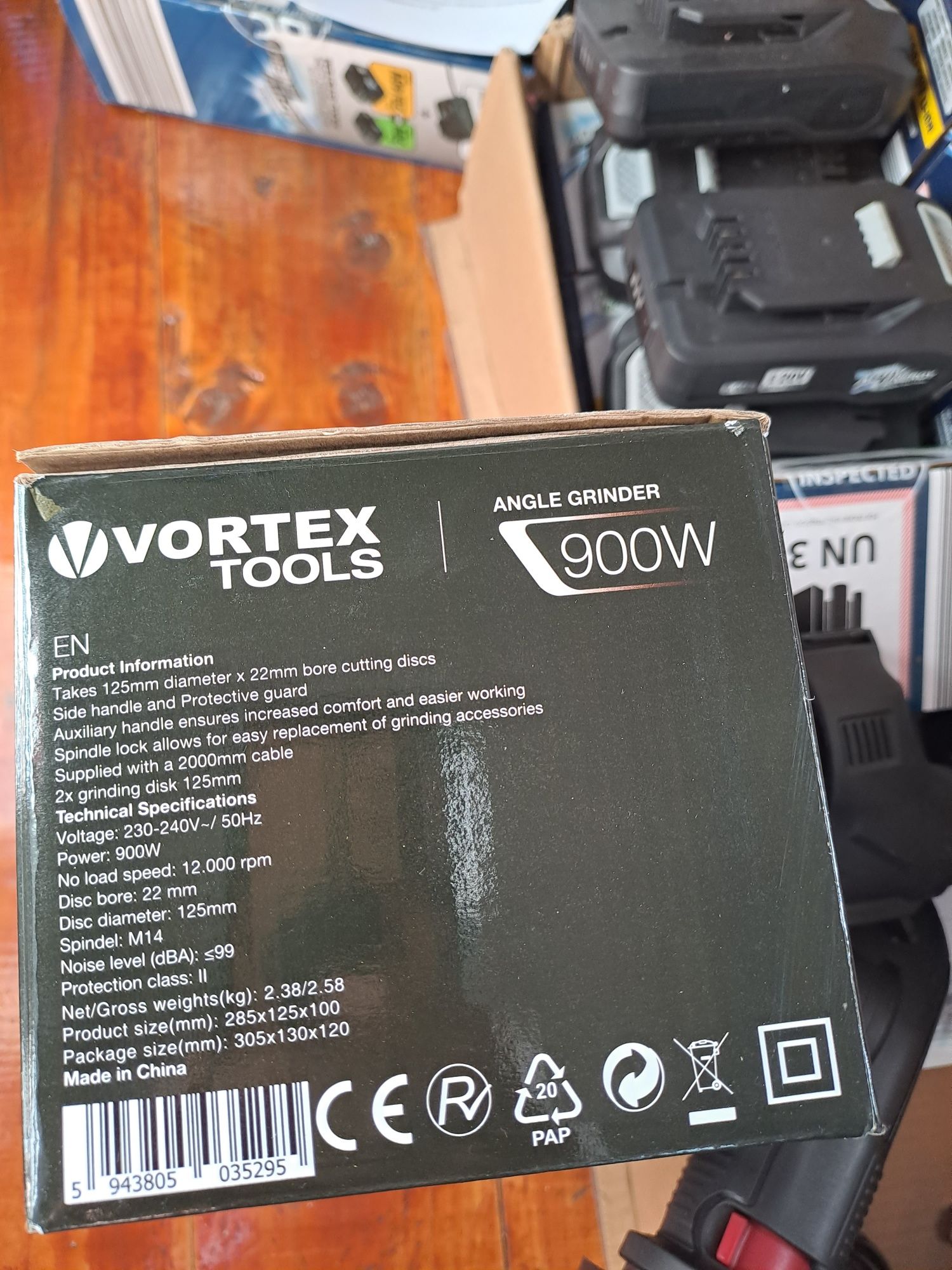 Flex/polizor vortex 125 , 900w , 12000rpm