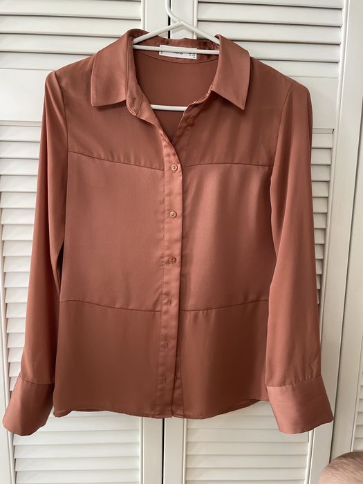 Camasa Mango culoare cupru, XS