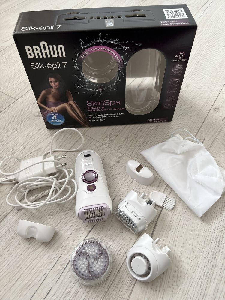 Aparat epilat Epilator Braun Silk-Epil 7 Wet and Dry