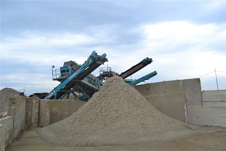 Nisip piatra balast agregate minerale