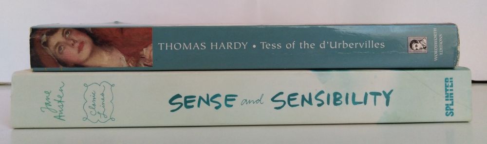 Sense and Sensibility Jane Austen, Tess of the d'Urbervilles Hardy