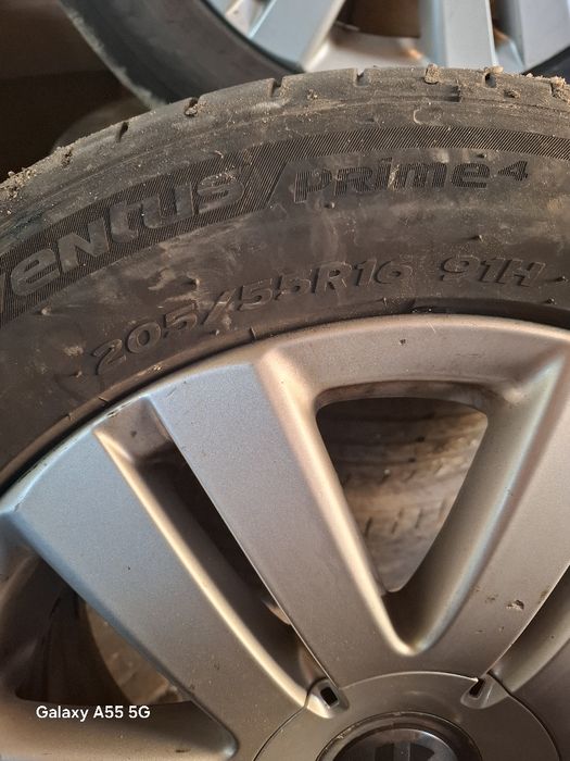 Jante cu anvelope vară hankook 205 55 16