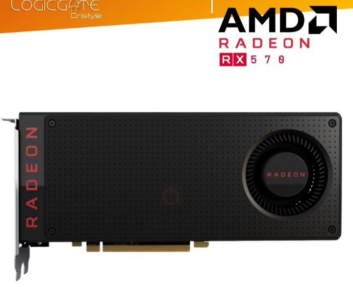 В  карта rx570 Radion