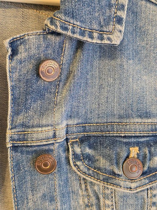 jachetă scurtă din denim, model cropped H&M