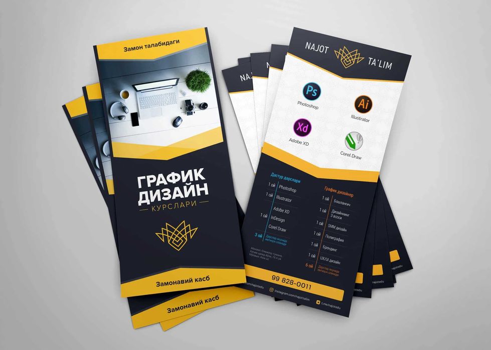 Flayer reklama kota partiyada chqazib beramiz