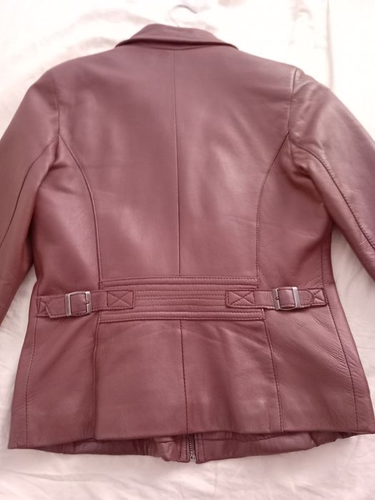 geaca piele naturala dama doamne jacheta marime s noua
