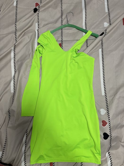 Rochie verde neon