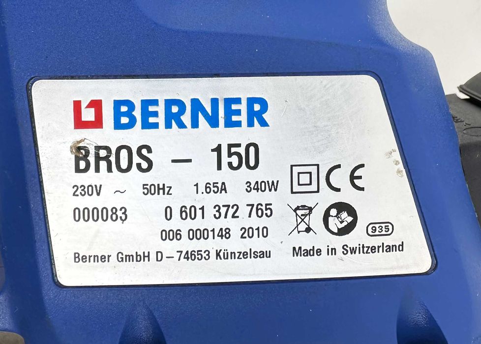 Berner BROS-150 - Професионален ексцентършлайф с потенциометър