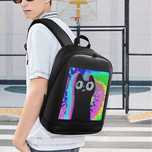 NEW! Rucsac / Ghiozdan scoala elegant, negru, Led, Impermeabil