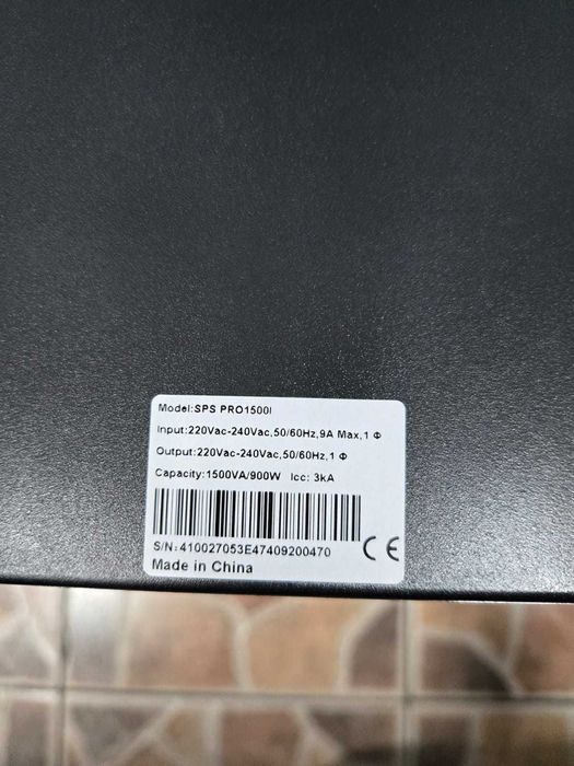 UPS SPS-PRO Micropower 1500i