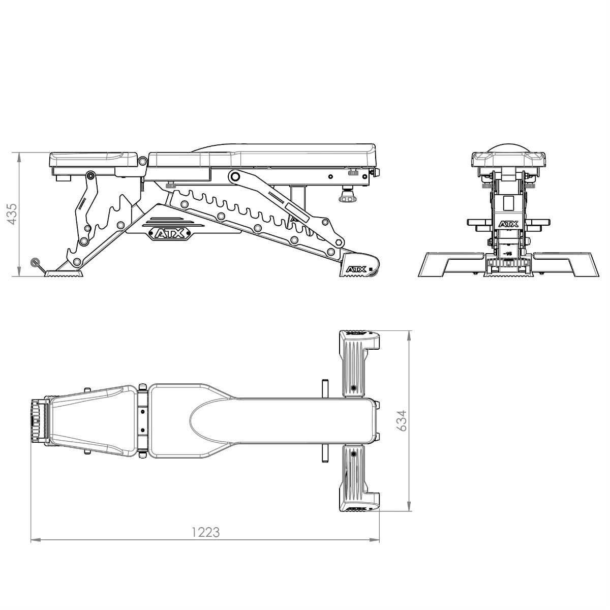 Професионална Регулируема Пейка / Warrior Bench Slim  2.0 / Лежанка