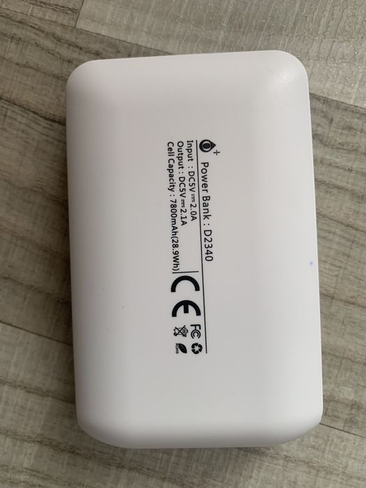 Baterie externa Power Bank 7800 mAh 2xUSB