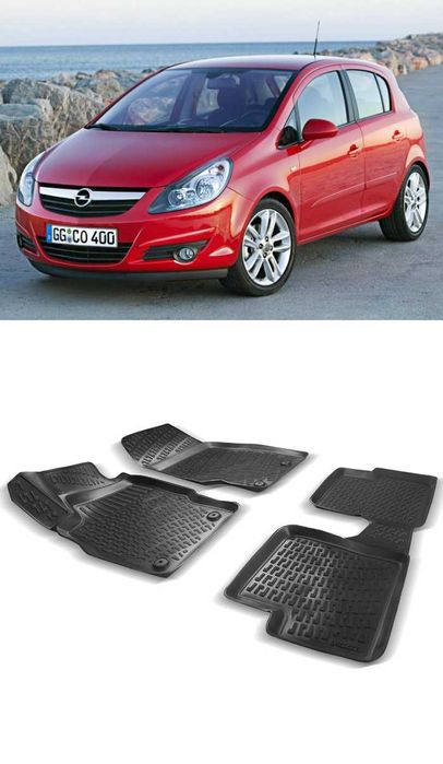 Гумени стелки RizLine съвместими с Opel Corsa D 2006-2014
