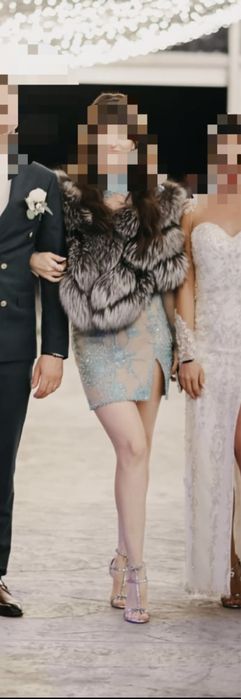 Rochie de seara cu treba detasabila