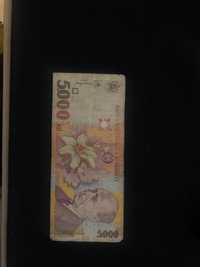bancnota 5000 lei Lucian Blaga
