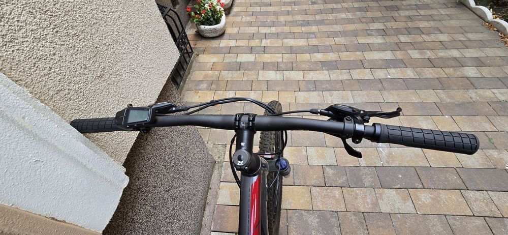 Bicicleta Electrica Raymon HardRay E3.0-27.5 Inch,L, Gri-Rosu
