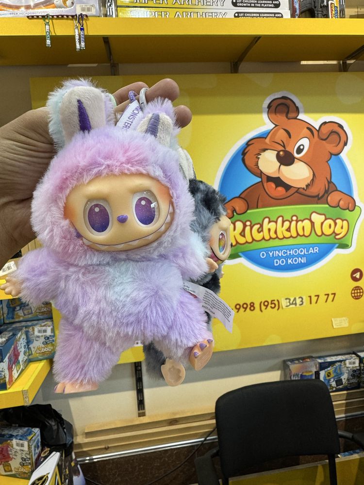 Labubu yumshoq o’yinchoq Лабубу kichkintoyda skidkada LABUBU