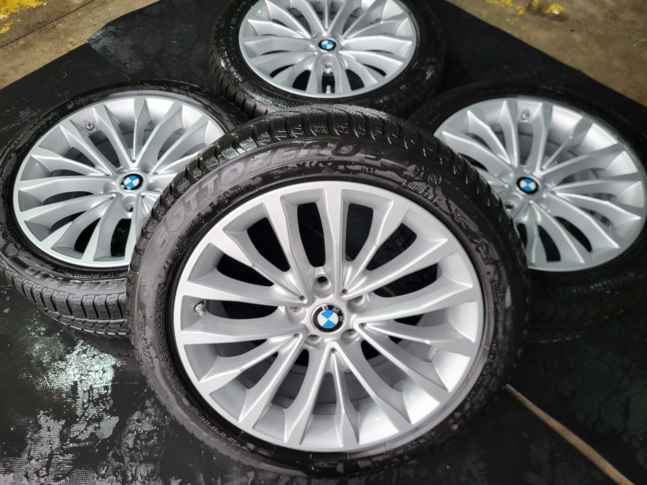 Vand jant/roti 5x112 R18 OE BMW G30-G31 + anvelope fff bune