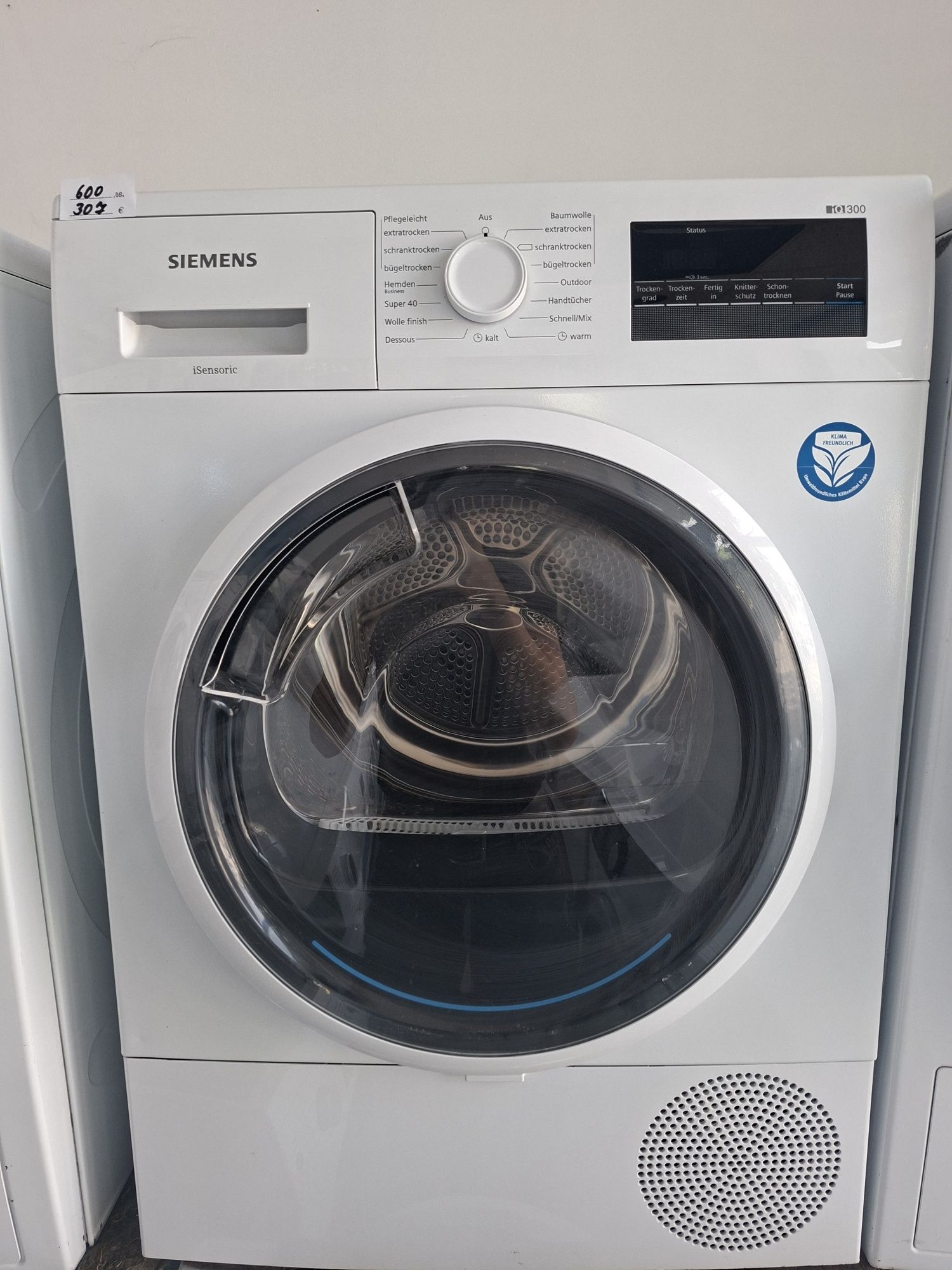 Сушилня Siemens IQ300 ISensoric