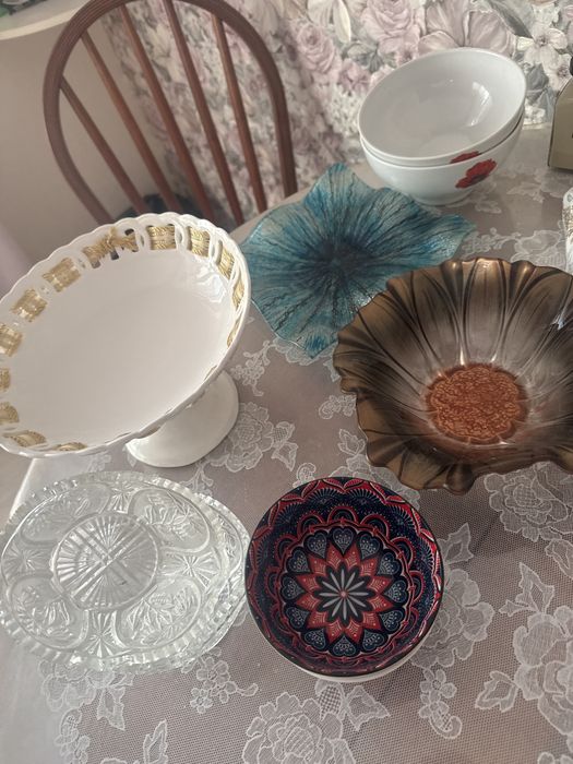 Посуда разная вазы и тд