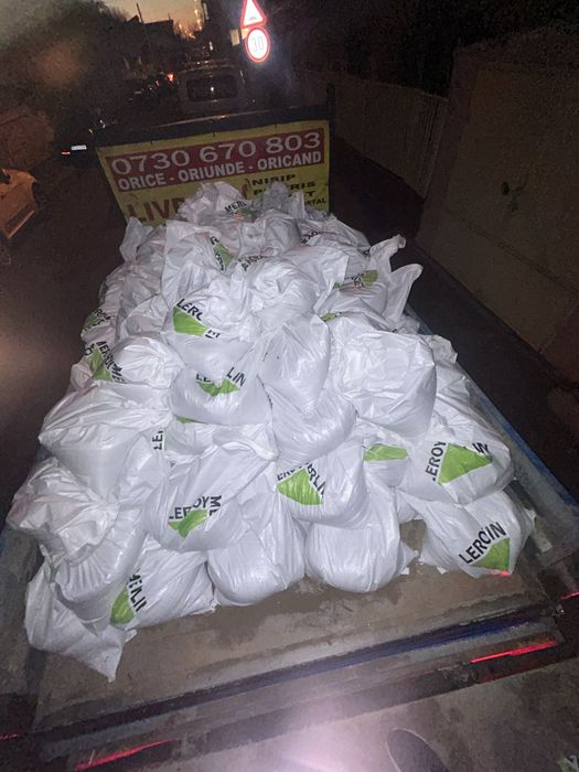 Nisip la sac,pietriș la sac 25/30kg