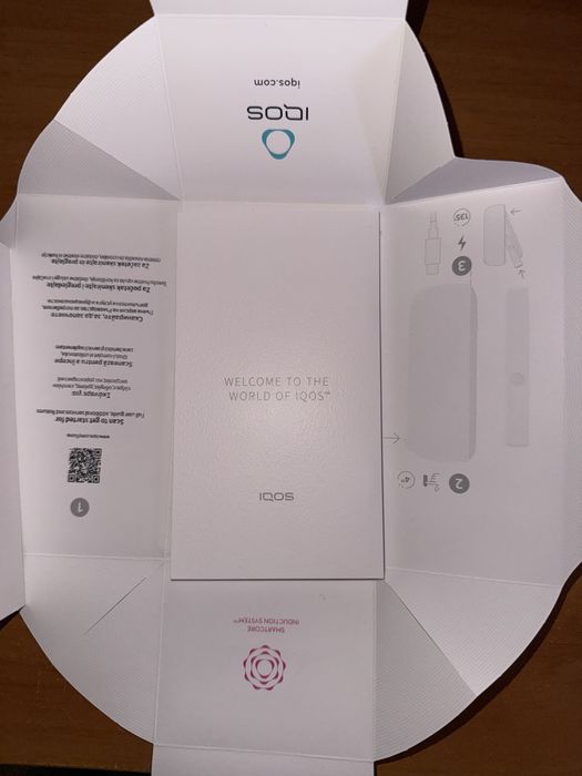 Iqos iluma roz + cutie si incarcator