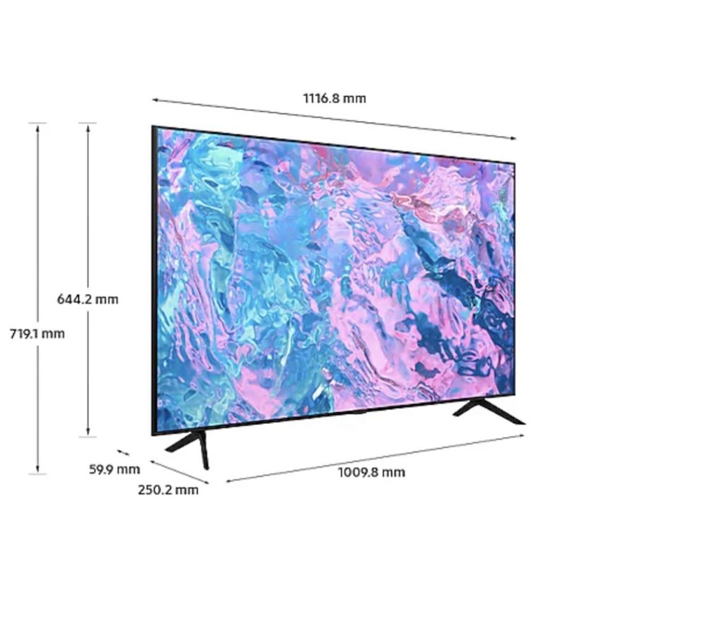Samsung 50" Crystal UHD 4K Smart TV CU7172