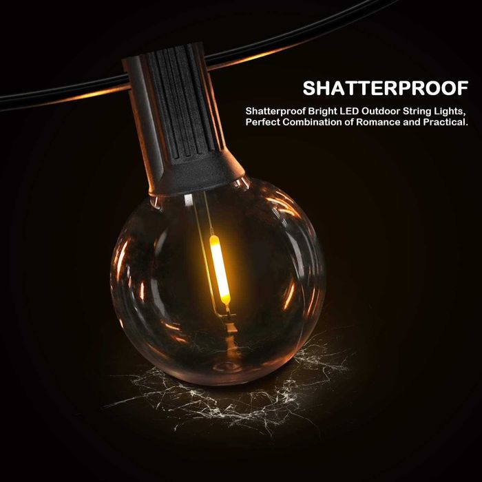 150 фута LED глобусови външни гирлянди