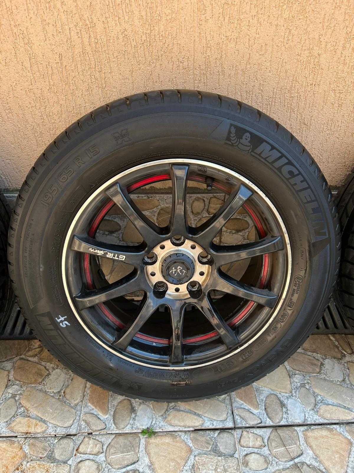 Jante ART VW + Cauciucuri Michelin 195/65/R15 + Rezerva!