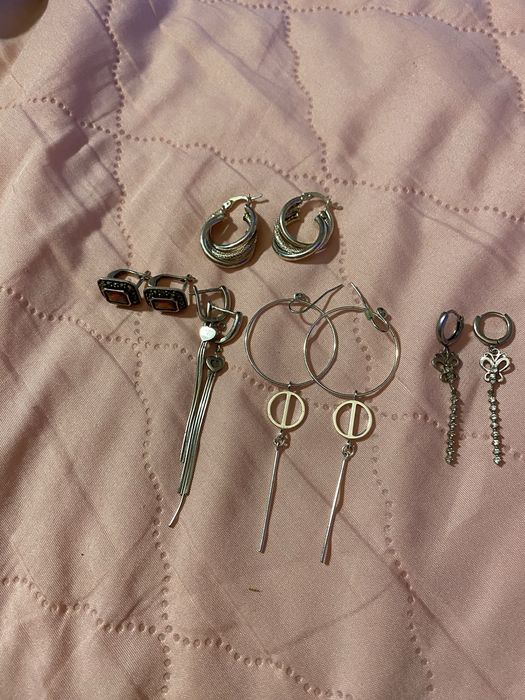 Vand cercei argint si inele argint