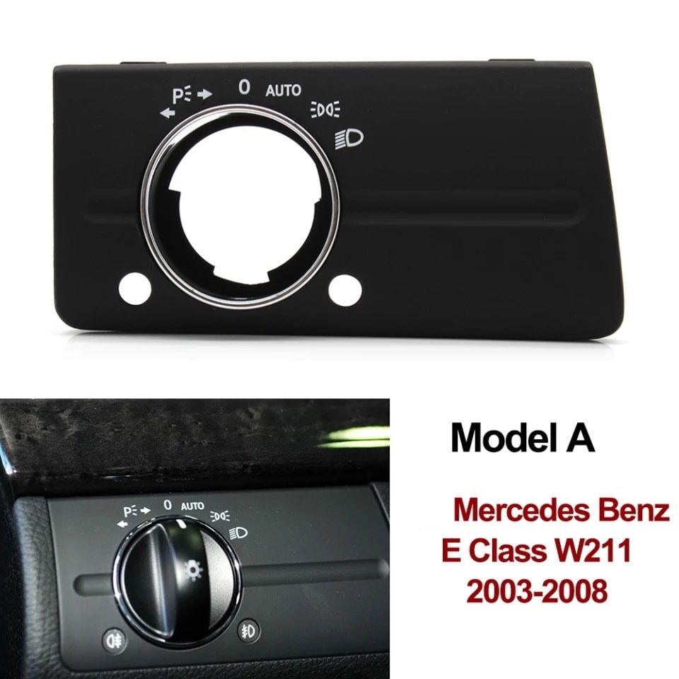 Mercedes benz w211 E class панел конзола бутон копче капак е фарове