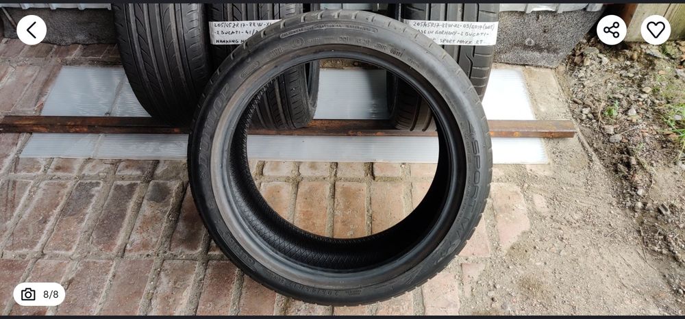 205/45 R17 - Dunlop de vara - 6.7mm! - doua anvelope !