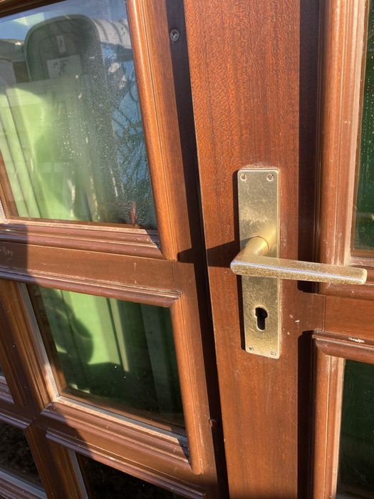 USA CASA LEMN  GERMANIA  intrare termopan H 203 x L  250 GARANTIE