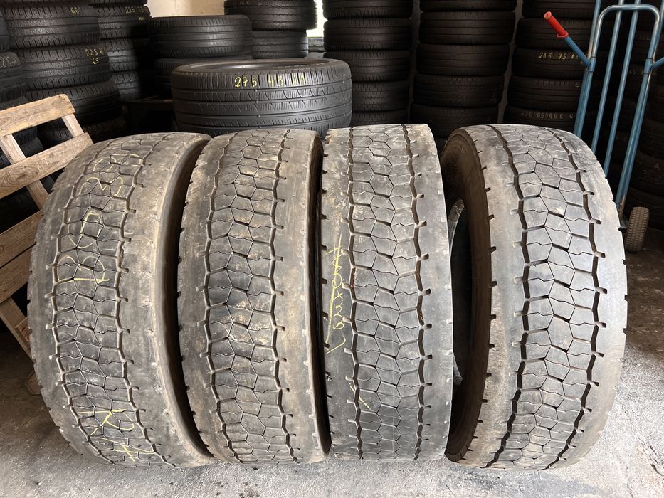 4 anvelope camion 315/70/22.5 , Bridgestone , 8 mm