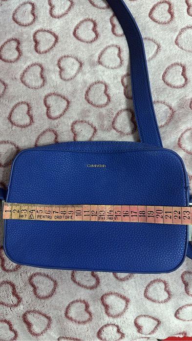 Geanta albastra originala Calvin Klein